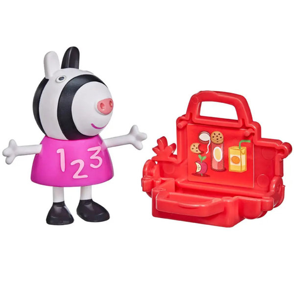 Фигурка Peppa Pig Веселые друзья Зои с ланч-боксом (F2207) - Pampik