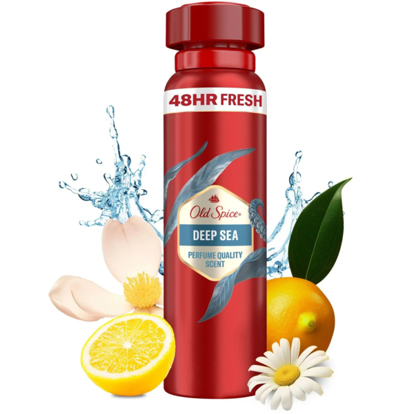 Аерозольний дезодорант-антиперспірант Old Spice Deep Sea із запахом океану, 150 мл - Pampik - 5
