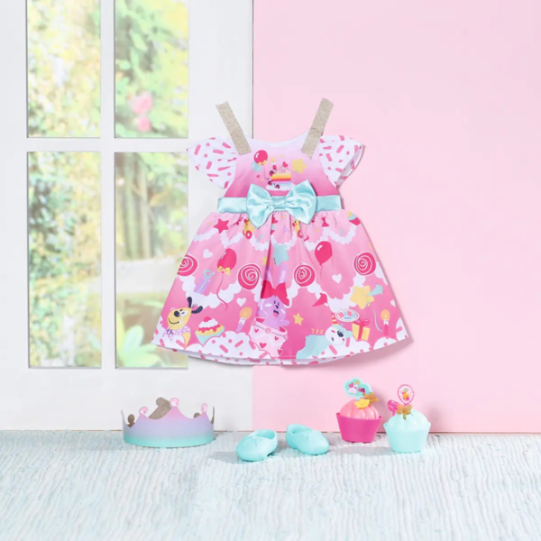 Набір одягу для ляльки Baby Born День народження Делюкс, 43 см (834152) - Pampik - 2