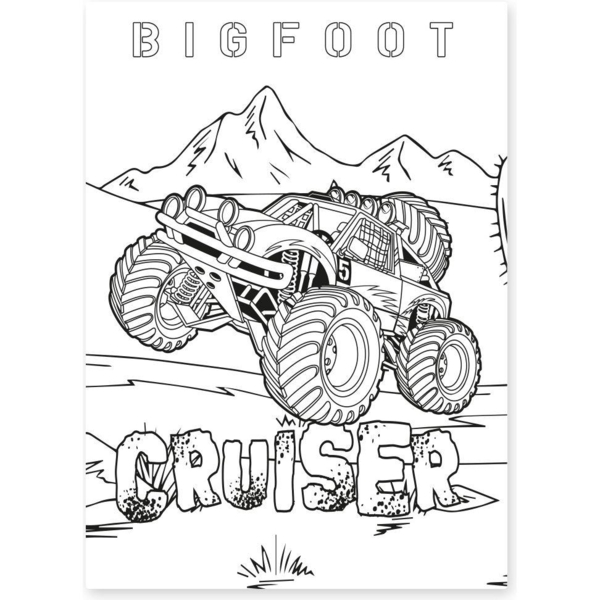 Розмальовка 1 Вересня Monster Truck, 12 сторінок (742810) - Pampik - 3