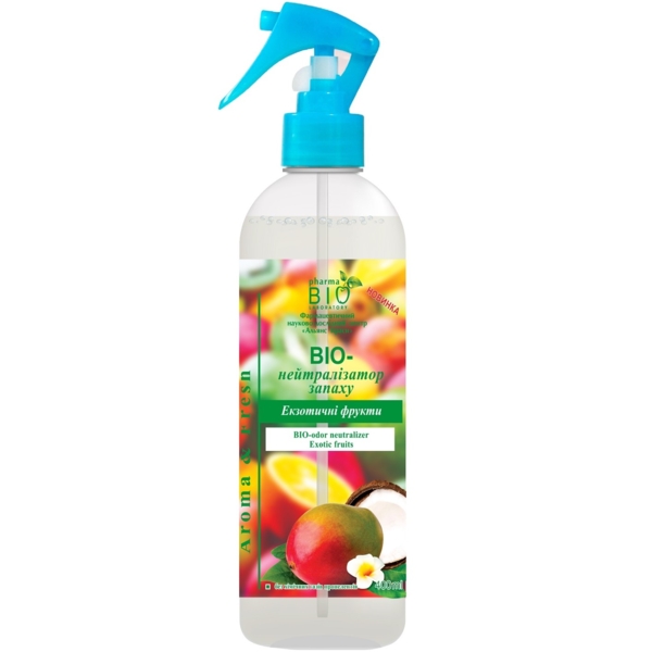 Освіжувач повітря Pharma Bio Laboratory Біо-нейтралізатор запаху Екзотичні фрукти, 400 мл - Pampik