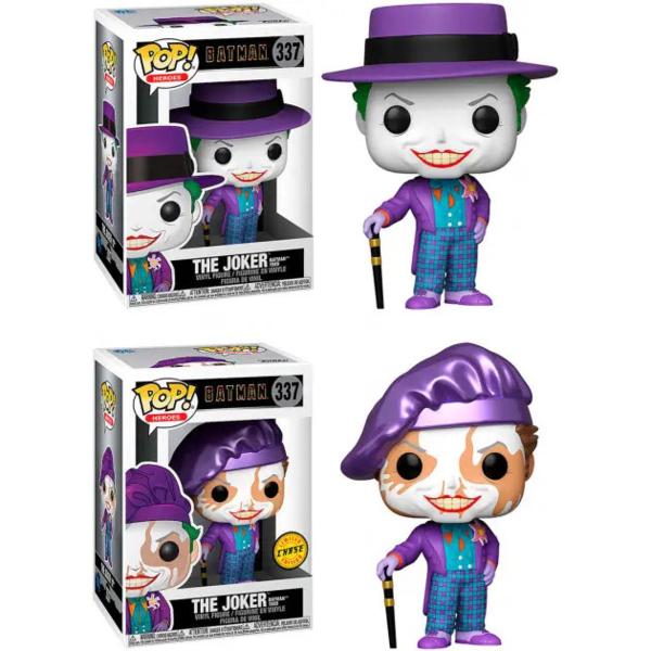 Игровая фигурка Funko Pop Batman 1989: Joker with hat with chase, в ассортименте (47709) - Pampik - 3