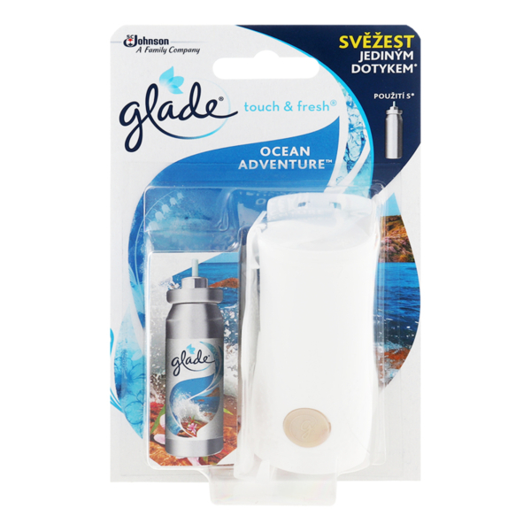 Освіжувач повітря Glade Лазурна хвиля та магнолія, міні-аерозоль, 10 мл - Pampik
