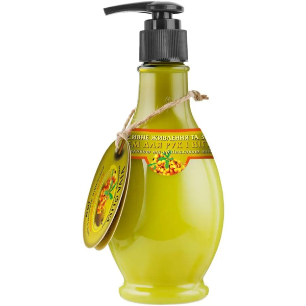 Крем для рук і нігтів Viva Oliva з оливковою та маслом обліпихи, 275 мл - Pampik