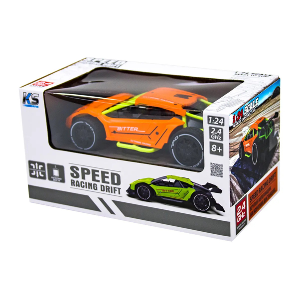 Машинка на радиоуправлении Sulong Toys Speed Racing Drift Bitter, оранжевый (SL-291RHO) - Pampik - 11