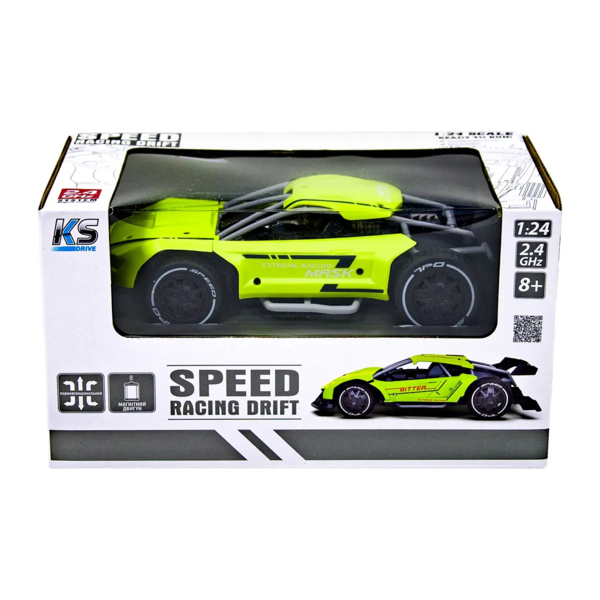 Машинка на радиоуправлении Sulong Toys Speed Racing Drift Mask, зеленый (SL-290RHGR) - Pampik - 10