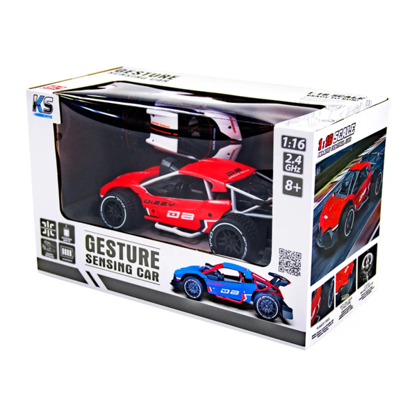 Машинка на радіокеруванні та сенсорному управлінні Sulong Toys Gesture Sensing Dizzy, червоний (SL-285RHR) - Pampik - 9