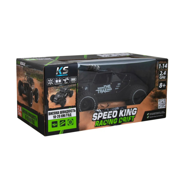 Машинка на радиоуправлении Sulong Toys Off-Road Crawler Race, черный (SL-309RHMBl) - Pampik - 9