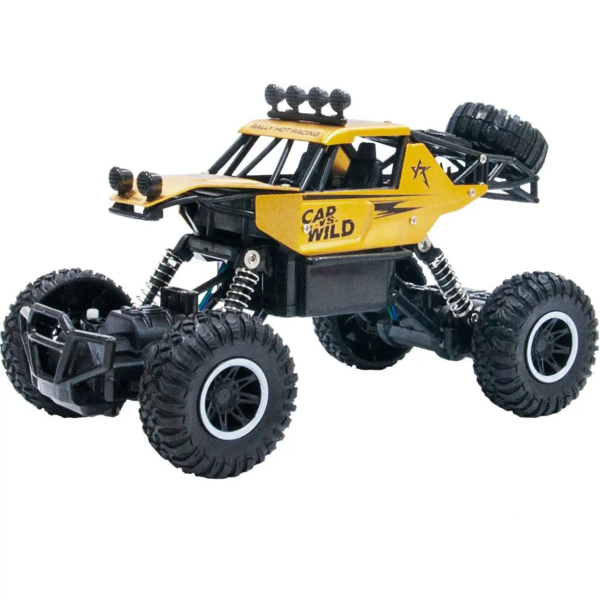 Автомобиль на радиоуправлении Sulong Toys Off-Road Crawler Car vs Wild, 1:20, золотой (SL-109AG) - Pampik