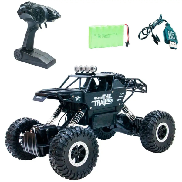 Машинка на радиоуправлении Sulong Toys Off-Road Crawler Where the trail ends, черная (SL-121RHMBl) - Pampik - 7