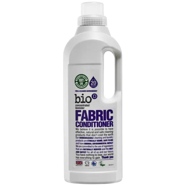 Органічний кондиціонер-пом'якшувач для білизни Bio-D Fabric Conditioner Lavender, з ароматом лаванди, 1 л - Pampik