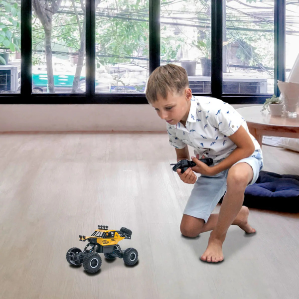 Автомобиль на радиоуправлении Sulong Toys Off-Road Crawler Car vs Wild, 1:20, золотой (SL-109AG) - Pampik - 8