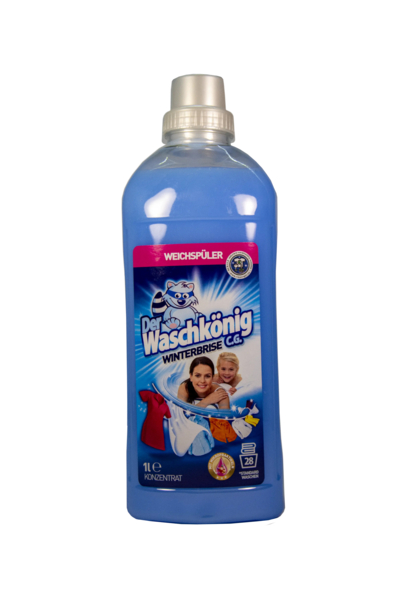 Кондиционер для белья Der Waschkоnig Winterbrise, Зимняя свежесть, 1 л - Pampik