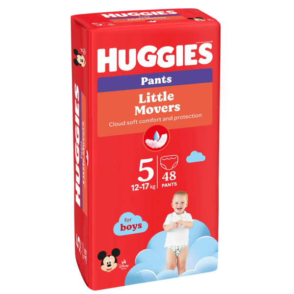 Подгузники-трусики для мальчиков Huggies Little Movers Pants 5 (12-17 кг), 48 шт. - Pampik - 3