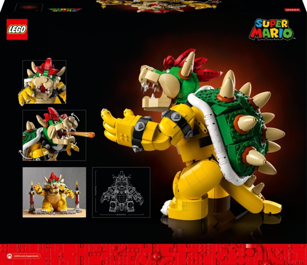 Конструктор LEGO Super Mario Могутній Боузер, 2807 деталей (71411) - Pampik - 9