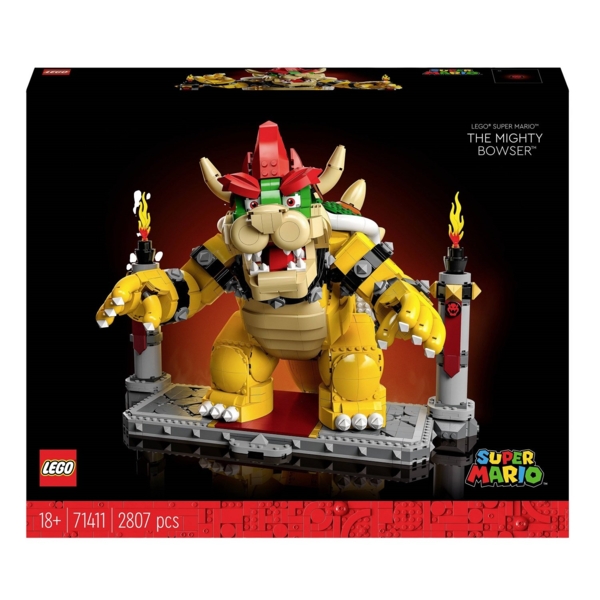 Конструктор LEGO Super Mario Могутній Боузер, 2807 деталей (71411) - Pampik