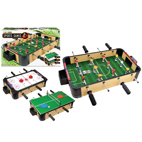 Настільна гра Merchant Ambassador 3в1 (Футбол/теніс/хокей), 50 см (MA3153_20) - Pampik - 2