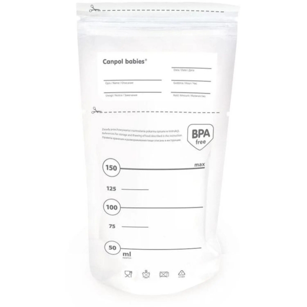 Пакеты для хранения грудного молока Canpol babies, 20 шт. (70/001) - Pampik - 3