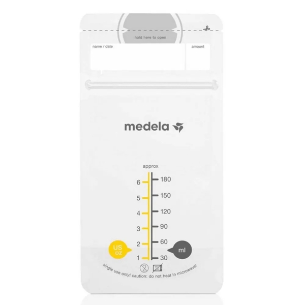 Пакети для зберігання грудного молока Medela, 25 шт. (008.0406) - Pampik