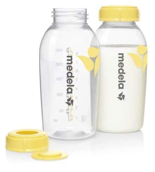 Бутылочки для сбора и хранения грудного молока Medela, 2 шт. по 250 мл (008.0091) - Pampik - 2