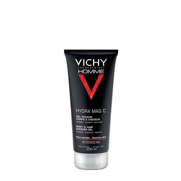 Тонизирующий гель для душа Vichy Homme Hydra MAG C, 200 мл - Pampik