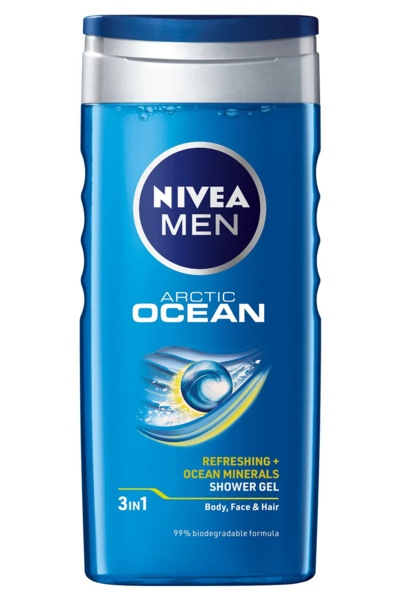Гель для душа Nivea Arctik Ocean 3 в 1, 250 мл - Pampik