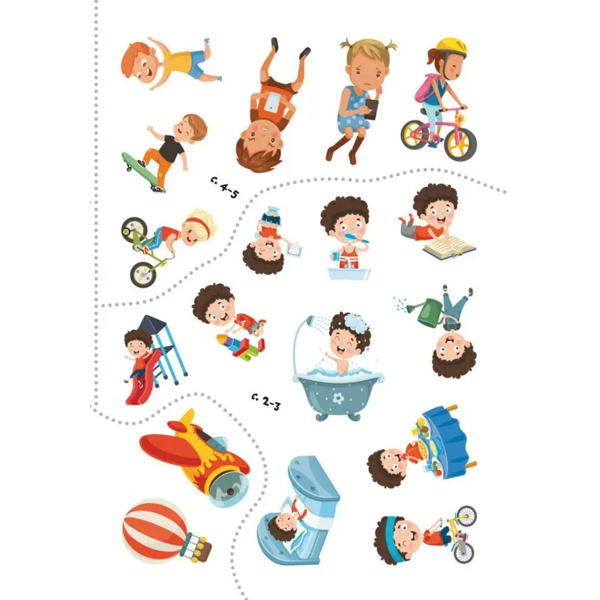 Набір наліпок. Перші розвивальні наліпки. Будь здоровим, 41 шт. - Pampik - 5