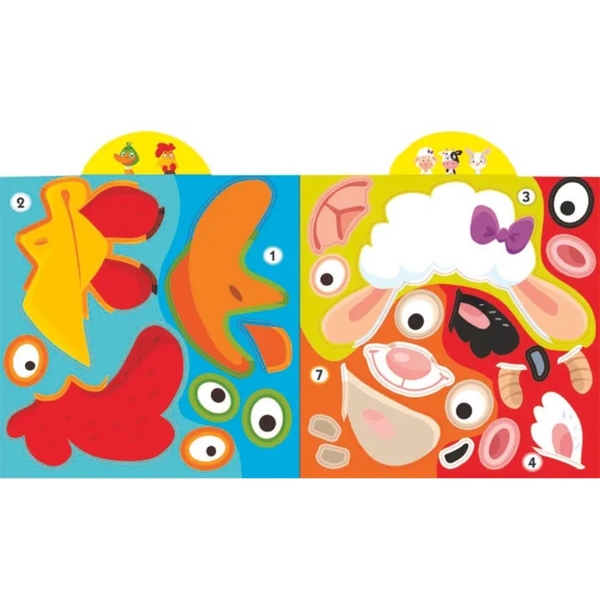 Грайка-розвивайка. Свійські тварини. 57 великих наліпок (F00024354) - Pampik - 4