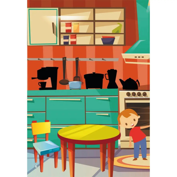 Перші розвивальні наліпки. У будинку, 41 шт. - Pampik - 5