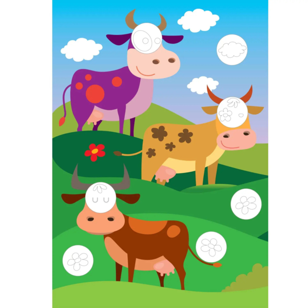 Книга-гра з наклейками Ферма - Павлович Євген (9789664403624) - Pampik - 2