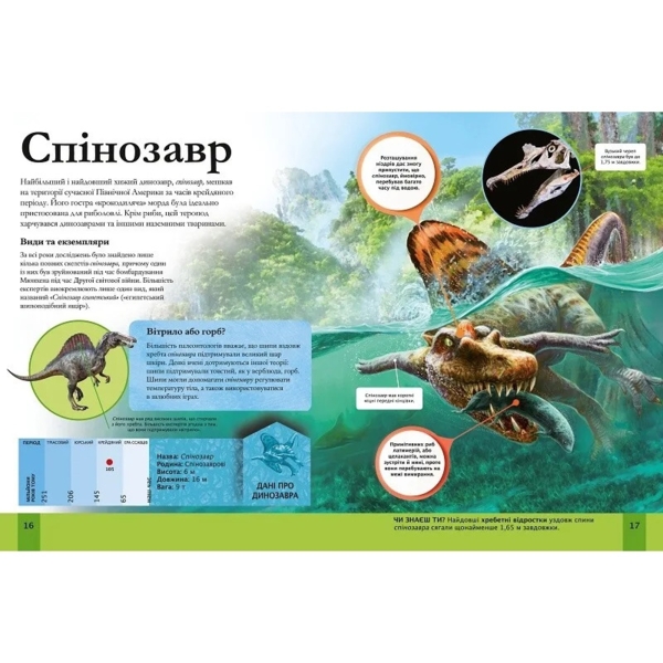 Дитяча енциклопедія динозаврів та других вікопніх тварин - Гібберт Клер (756883) - Pampik - 4