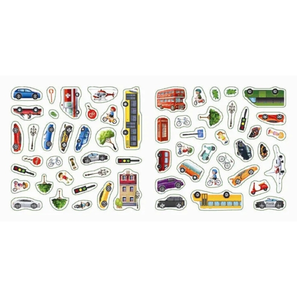 Машинки. Багаторазовi налiпки (F00017984) - Pampik - 3