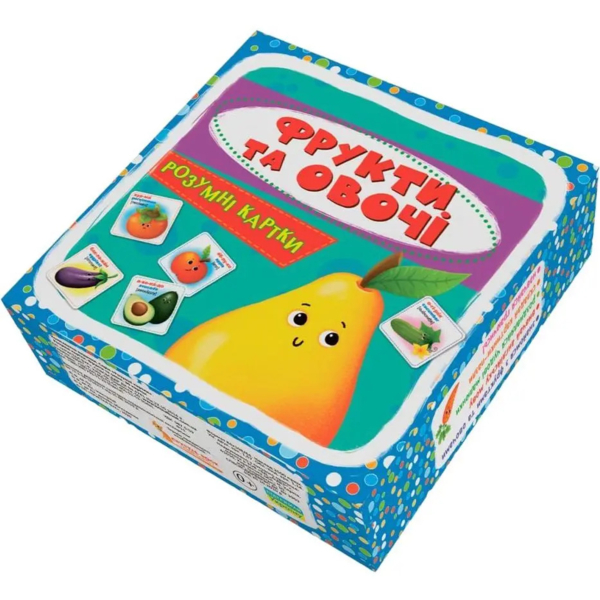 Розумні картки. Фрукти та овочі. 30 шт. (F00024742) - Pampik - 2