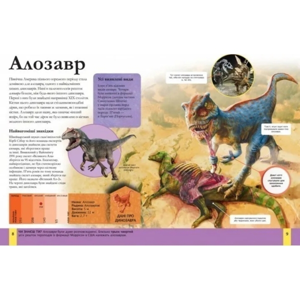 Дитяча енциклопедія динозаврів та других вікопніх тварин - Гібберт Клер (756883) - Pampik - 6