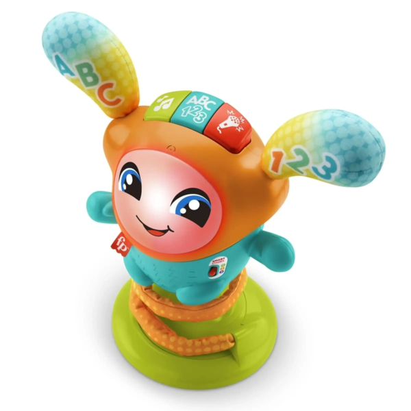 Интерактивная игрушка Fisher-Price Ди-Джей Попрыгунчик с технологией Smart Stages, многоязычная (HYR71) - Pampik - 2