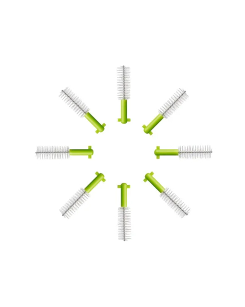 Набір змінних насадок Curaprox Prime Refill, 1.1 мм, без тримача, 8 шт. - Pampik - 3