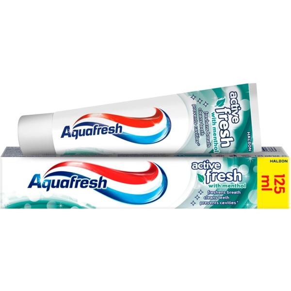 Зубна паста Aquafresh Заряд свіжості, 125 мл - Pampik