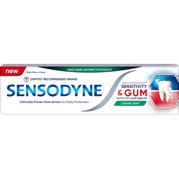 Зубна паста Sensodyne Чутливість зубів і захист ясен, 75 мл - Pampik