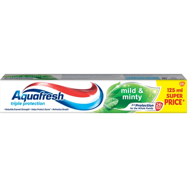 Зубна паста Aquafresh М'яко-м'ятна, 125 мл - Pampik