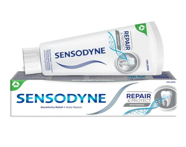 Зубна паста Sensodyne Відновлення та захист. Вибілювальна, 75 мл - Pampik