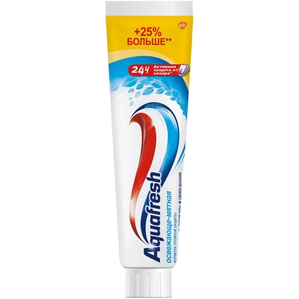 Зубна паста Aquafresh Освіжаюче-м'ятна, 125 мл - Pampik