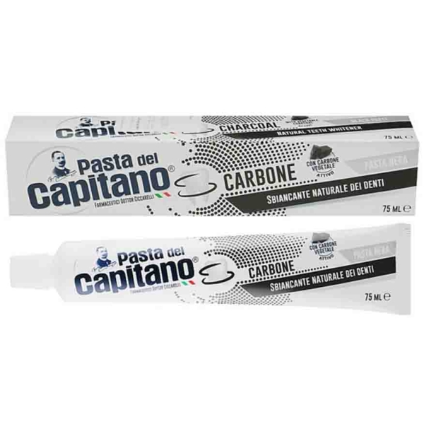Зубна паста Pasta Del Capitano Carbone, 75 мл - Pampik