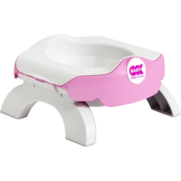 Дитячий дорожній горщик OK Baby Roady, рожевий (39055435) - Pampik