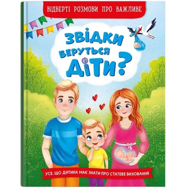 Звідки беруться діти? Відверті розмови про важливе - Олена Йігітер (F00030069) - Pampik