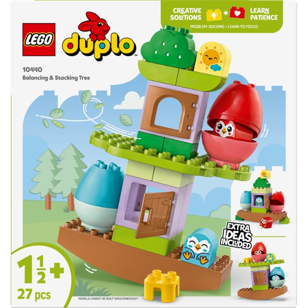 Конструктор LEGO DUPLO My First Дерево для балансування та складання, 27 деталей (10440) - Pampik