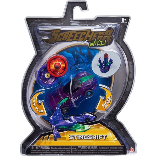 Машинка-трансформер Screechers Wild L1 Стінгшіфт (EU683113) - Pampik - 4