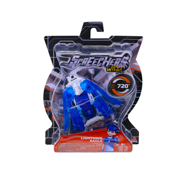 Машинка-трансформер Screechers Wild S4 L0 Лайтнинг Игл (EU685003) - Pampik - 7