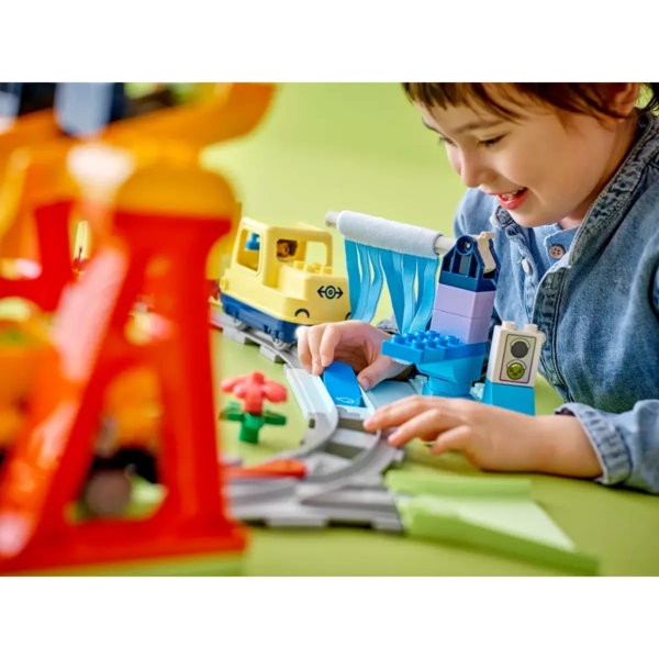 Конструктор LEGO DUPLO Великий інтерактивний громадський поїзд, 103 деталі (10428) - Pampik - 8