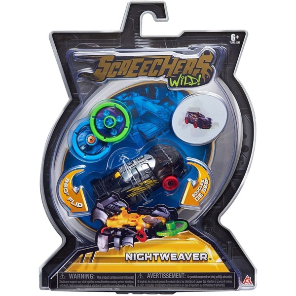 Машинка-трансформер Screechers Wild L1 Найтвівер (EU683114) - Pampik - 4