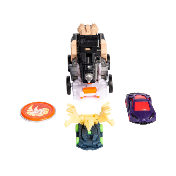 Машинка-трансформер Screechers Wild S4 L3 Лайтнинг Райно (EU685303) - Pampik - 3